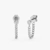 Diamond Chain Earrings - Image 2