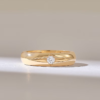 Marriage band with Premium CZ diamonds in pave setting