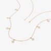 Diamond Clovers Drop Necklace - Image 4