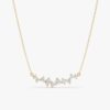 Diamond Cluster Necklace - Image 4