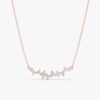 Diamond Cluster Necklace - Image 6