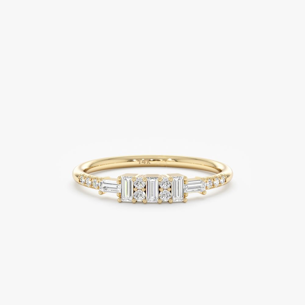 Diamond Cluster Ring