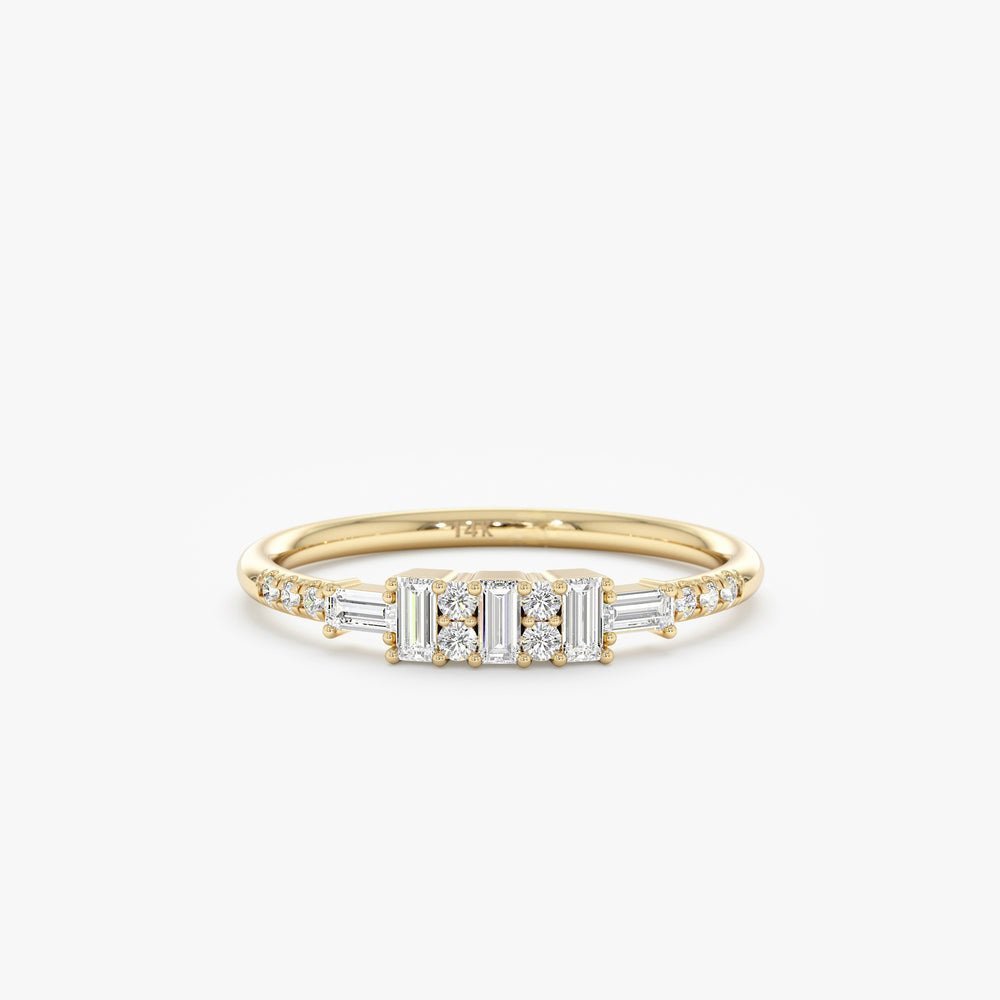925 Sterling Silver Diamond Cluster Ring