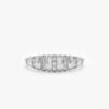Diamond Croissant Bubble Ring - Image 5