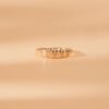 925 Sterling Silver Diamond Croissant Bubble Ring - Image 6