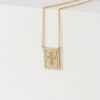Diamond Cross Tablet Necklace - Image 4