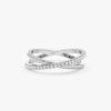 Diamond Crossover Ring - Image 2