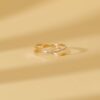 Diamond Crossover Ring - Image 3