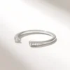 Slim wrap ring with a 2.75 mm band width