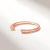 Pave diamond wrap ring with a balanced 1.75 mm thickness