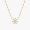 Diamond Daisy Necklace