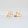 Diamond Daisy Studs - Image 3