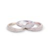 Diamond dome ring highlighting its bold silhouette and polished surface