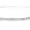 Diamond Double Bar Latch Bracelet - Image 3