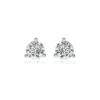 Diamond Earrings, Solitaire Stud Earrings, Round Diamond Stud Earrings