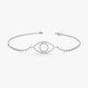 Diamond Eye Cutout Bracelet - Image 2