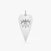 Diamond Eye Heart Charm - Image 2