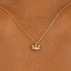 Diamond Eye Lash Necklace - Image 6