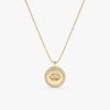 Diamond Eye Medallion with Ball Chain