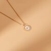 Diamond Eye Medallion with Ball Chain - Image 3