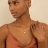 Diamond Flower Necklace - Image 6