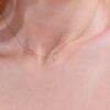 Diamond Hamsa Cutout Necklace - Image 5