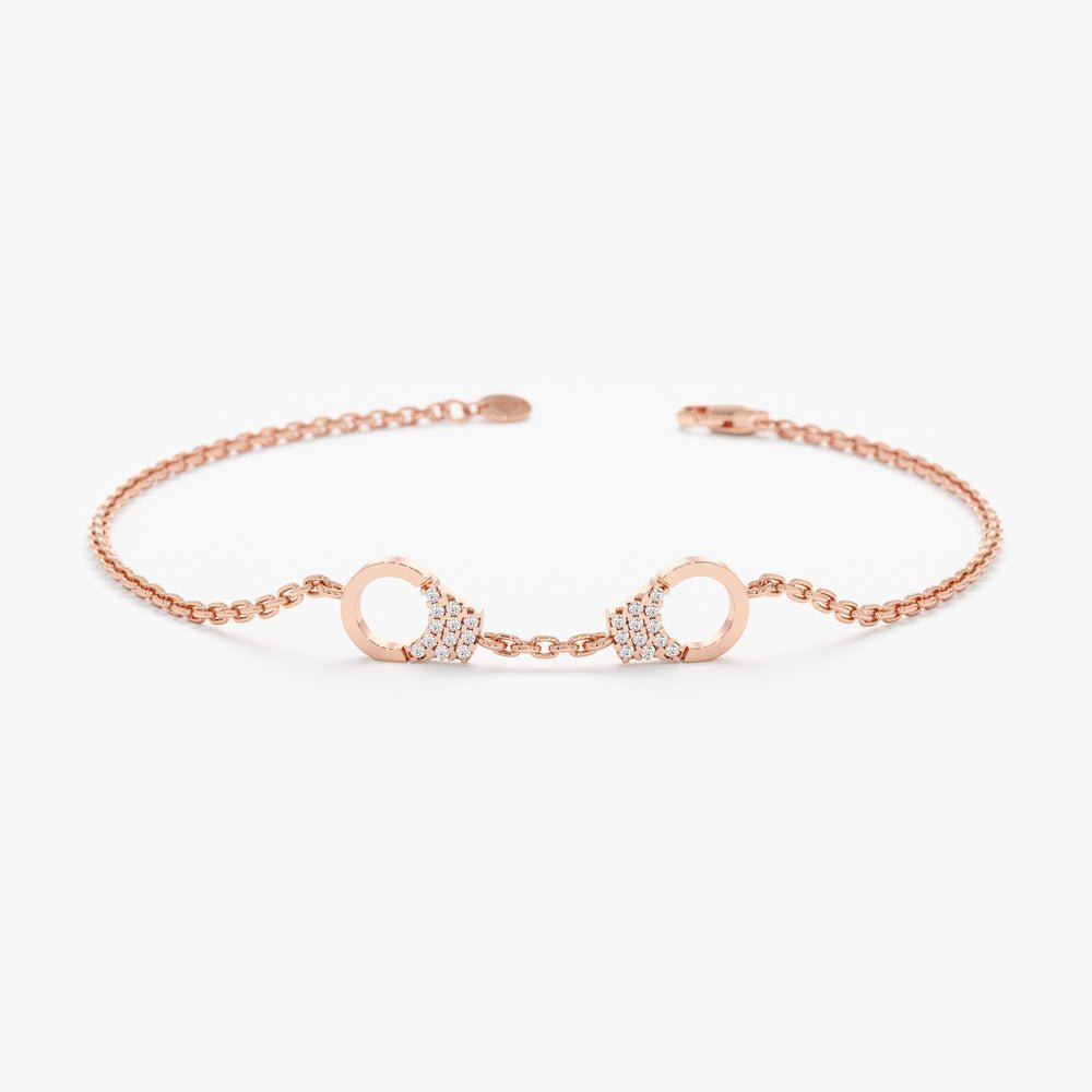Diamond Handcuff Bracelet - Image 3