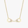 Diamond Handcuff Necklace