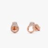 Diamond Handcuff Studs