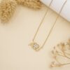 Diamond Heart Initials Necklace - Image 6