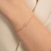 Pave-set premium CZ Diamond bracelet with a refined finish