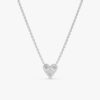 Diamond Inlay Heart Necklace - Image 2