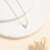 Diamond Inlay Heart Necklace - Image 6