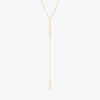Diamond Lariat Bar Necklace