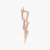 Diamond lightning bolt charm featuring a clean, compact design