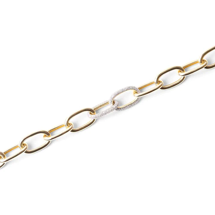 Diamond Love Link Bracelet