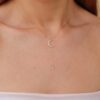 Diamond Moon and Star Lariat Necklace - Image 5