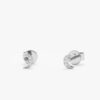 Diamond Moon Studs - Image 2