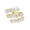 Diamond Multi shaped Coil Ring - Image 2