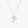 Diamond OM Mantra Necklace - Image 2