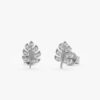Diamond Palm Leaf Studs - Image 2