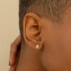 Diamond Palm Leaf Studs - Image 5