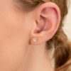 Diamond Paw Earrings - Image 3