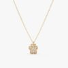 Diamond Paw Necklace
