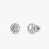 Diamond Peace Sign Studs - Image 2