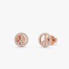 Diamond Peace Sign Studs - Image 5