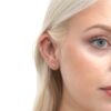 Diamond Rose Studs - Image 4