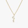 Diamond Snake Necklace