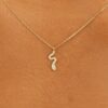 Diamond Snake Necklace - Image 2