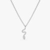 Diamond Snake Necklace - Image 4